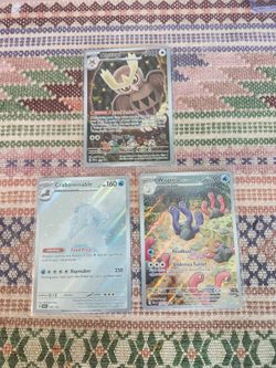 Noctowl, Crabominable and Wugtrio, Full Arts (2024) ENG Pokemon, NM
