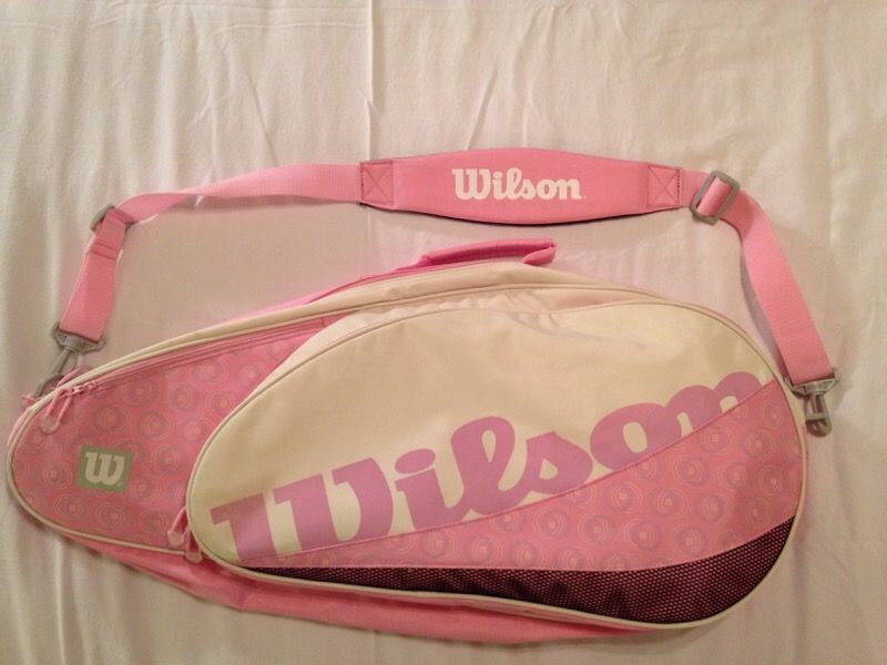 Pink wilson tennis outlet bag