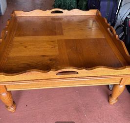 Oak Butler's Tray Coffee Table