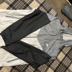 Grey Nike windbreaker 