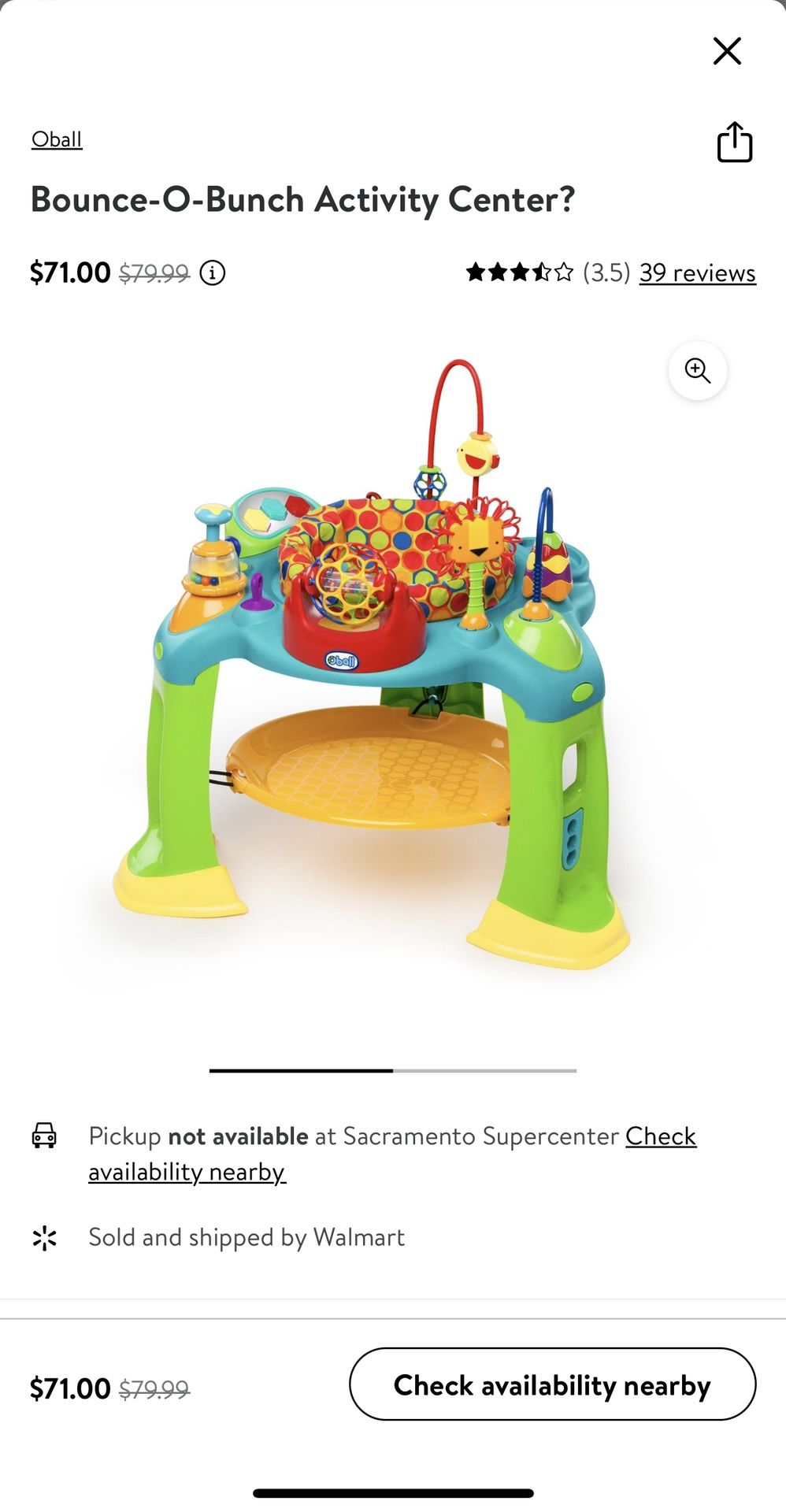 Oball Toy Oball Bounce O Bunch Oball Obounce Oball Activity Center