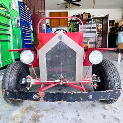 All METAL Go Kart Cart FORD Tin Lizzie New Engine Torque Converter Live-axle Disc Brake PARADE CAR GoCart GoKart MiniBike Mini Bike  Model T Golf cart