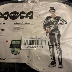 Skeleton mom Halloween Costume (maternity) 
