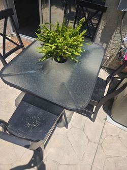 Table and  4 chairs free