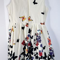 Butterfly Print Kate Kasin Dress Size 9-10YO