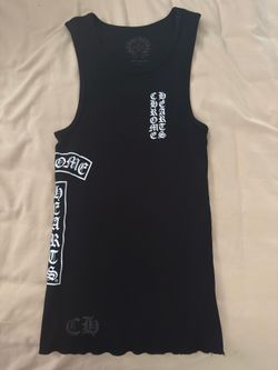 authentic chrome hearts tank top