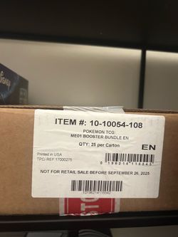 Pokémon Sealed Mega Evolution Booster Bundle Case