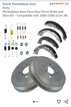 Scion XB rear brake kit
