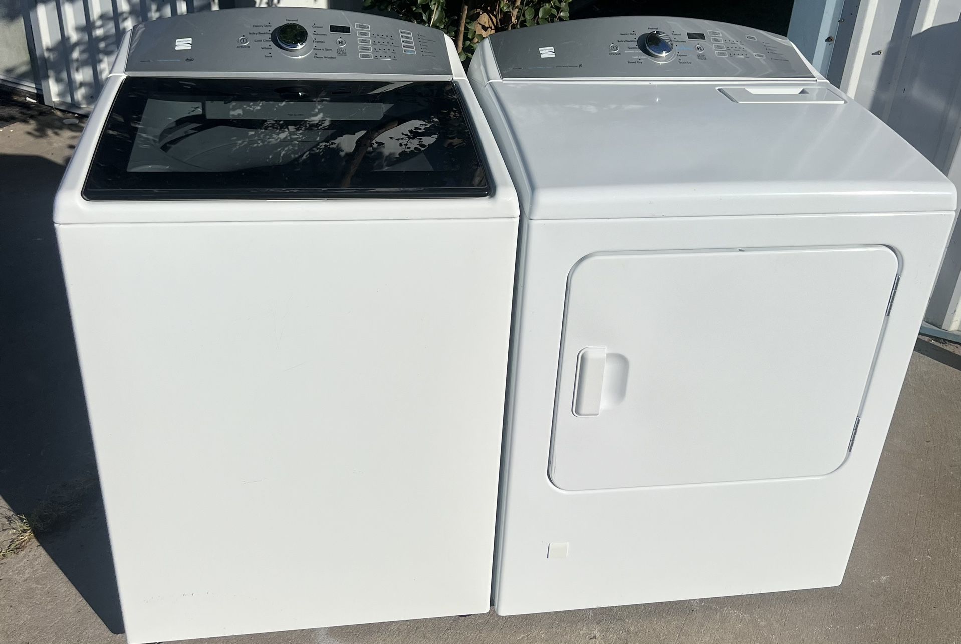Kenmore Top Load Washer And GAS Dryer 
