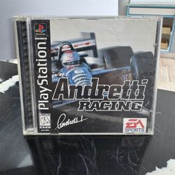 PlayStation 1 video game, Andretti Racing.  
