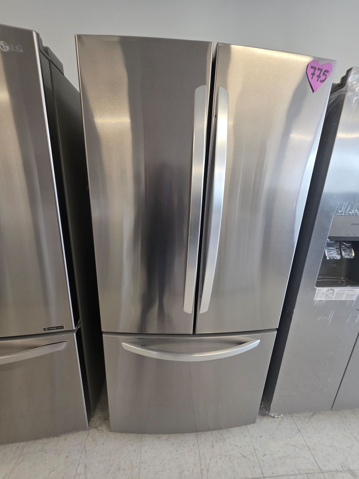 Lg Stainless Steel French Door Refrigerator Used Good Condition