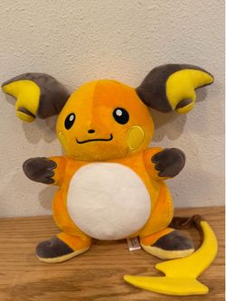 Vintage Nintendo Pokémon Raichu 3rd Round Plush