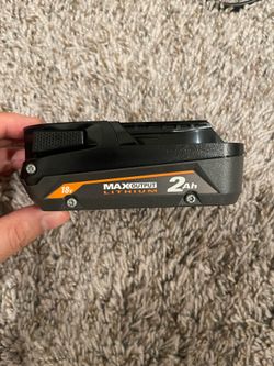 Ridgid 18v 2 ah max output battery
