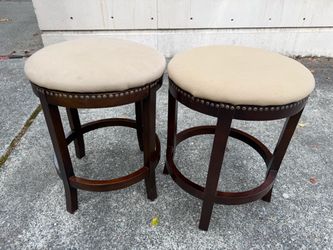 Swiveling 23.5” counter stools - set of 2