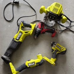 Ryobi And Milwaukee Tools