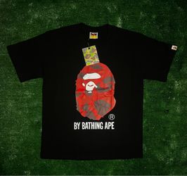 Red Camo Bape Tee