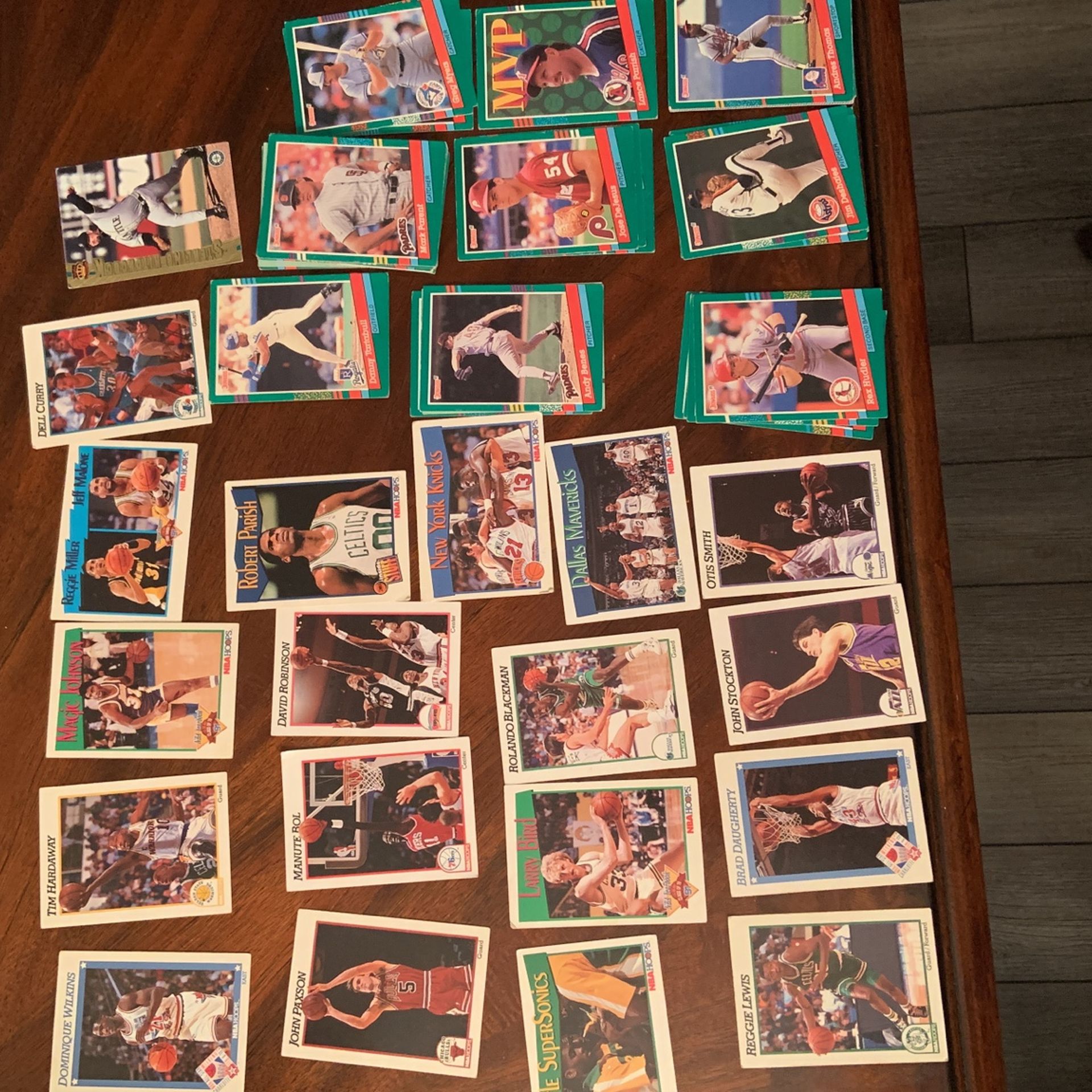 Baseball And Basketball Cards Hundreds Of Cards