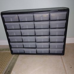 Preowned nuts and bolts or small hardware organizer