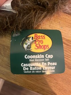 Coonskin Cap (Real Racoon Tail)