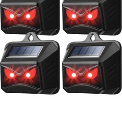 Solar Nocturnal Animal Repeller Coyote Deterrent Predator Control Lights for Coyote Deer Fox Raccoon Predator Eyes Animal Deterrent 