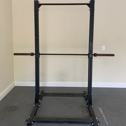 Squat Rack With Barbell