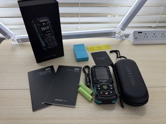 Brand New MILESEEY S50 Green-Beam Laser Distance Measure - 400ft Laser Measure, P2P, Side-Laser Alignment, Rechargeable, 2.4" IPS Backlit SKU359-S1