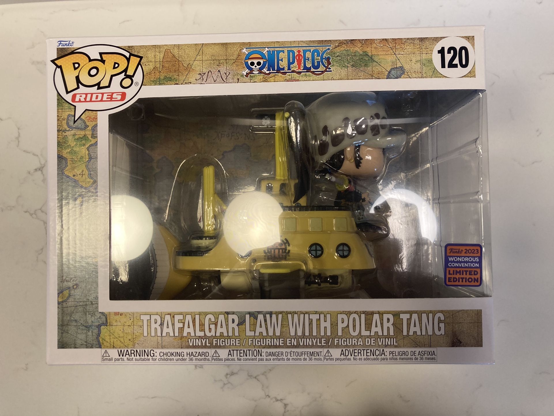 POP! RIDES SUPER DELUXE TRAFALGAR LAW WITH POLAR TANG