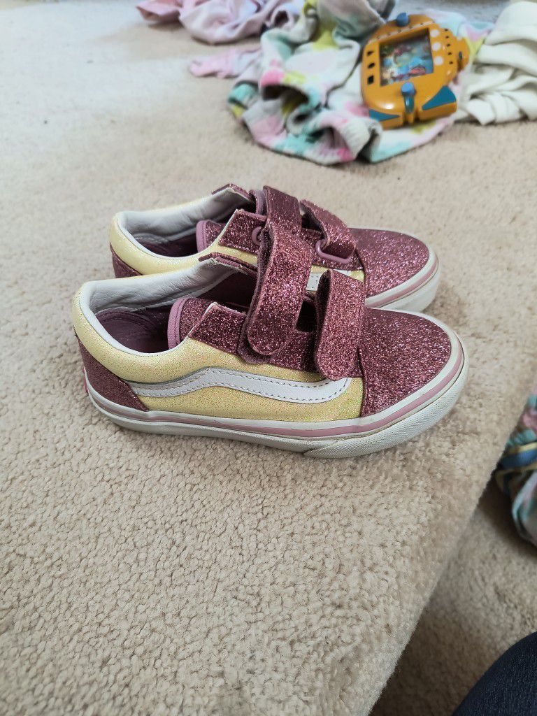 Toddler Size 11.5 Vans Glitter Shoes 