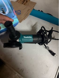 Hand held corded grinder
