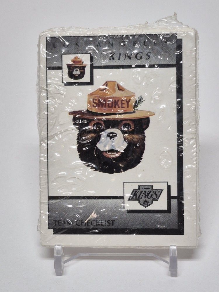 1989–90 Los Angeles Kings Smokey Bear Hockey Card Pack