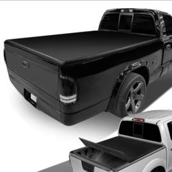 00-04 Dodge Dakota Soft Tri Fold Tonneau Truck Bed Cover Tapadera Cobertor 