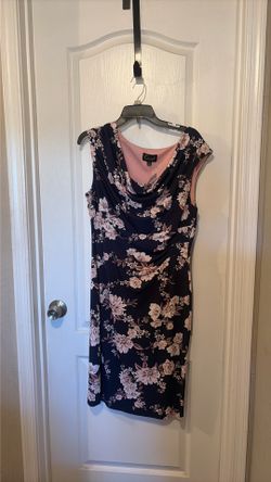 Black floral dress