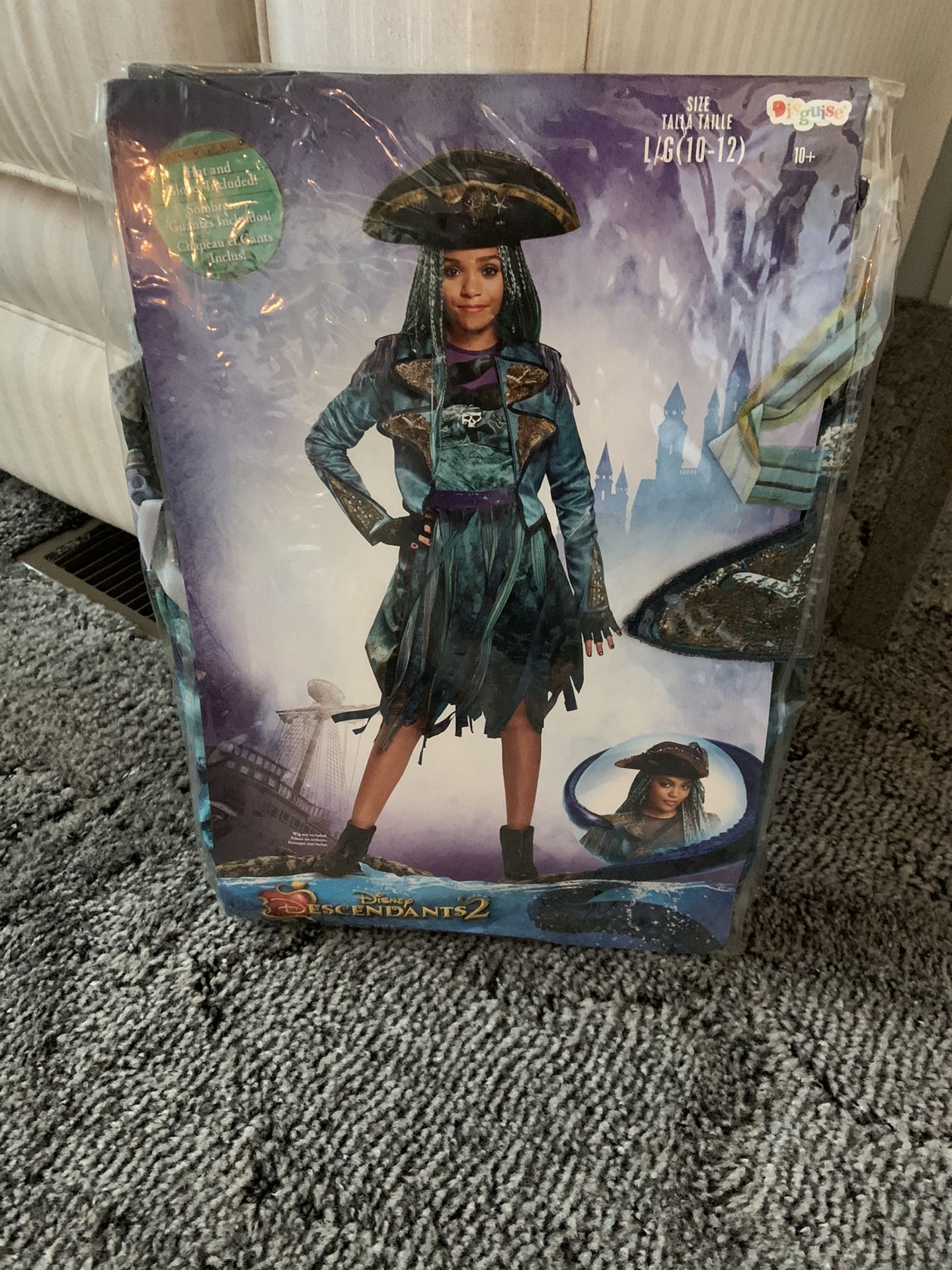 👻🎃Disney Descendants 2 Uma Kids Costume👻🎃 Size Large 10-12