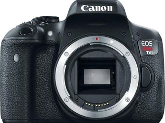 Canon EOS Rebel T6 DSLR Camera + Canon 18-55mm Zoom Lens both in Excellent Condition