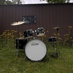 Drum Set Eastar 22 inch,5 Piece Full Size Drum Kit 