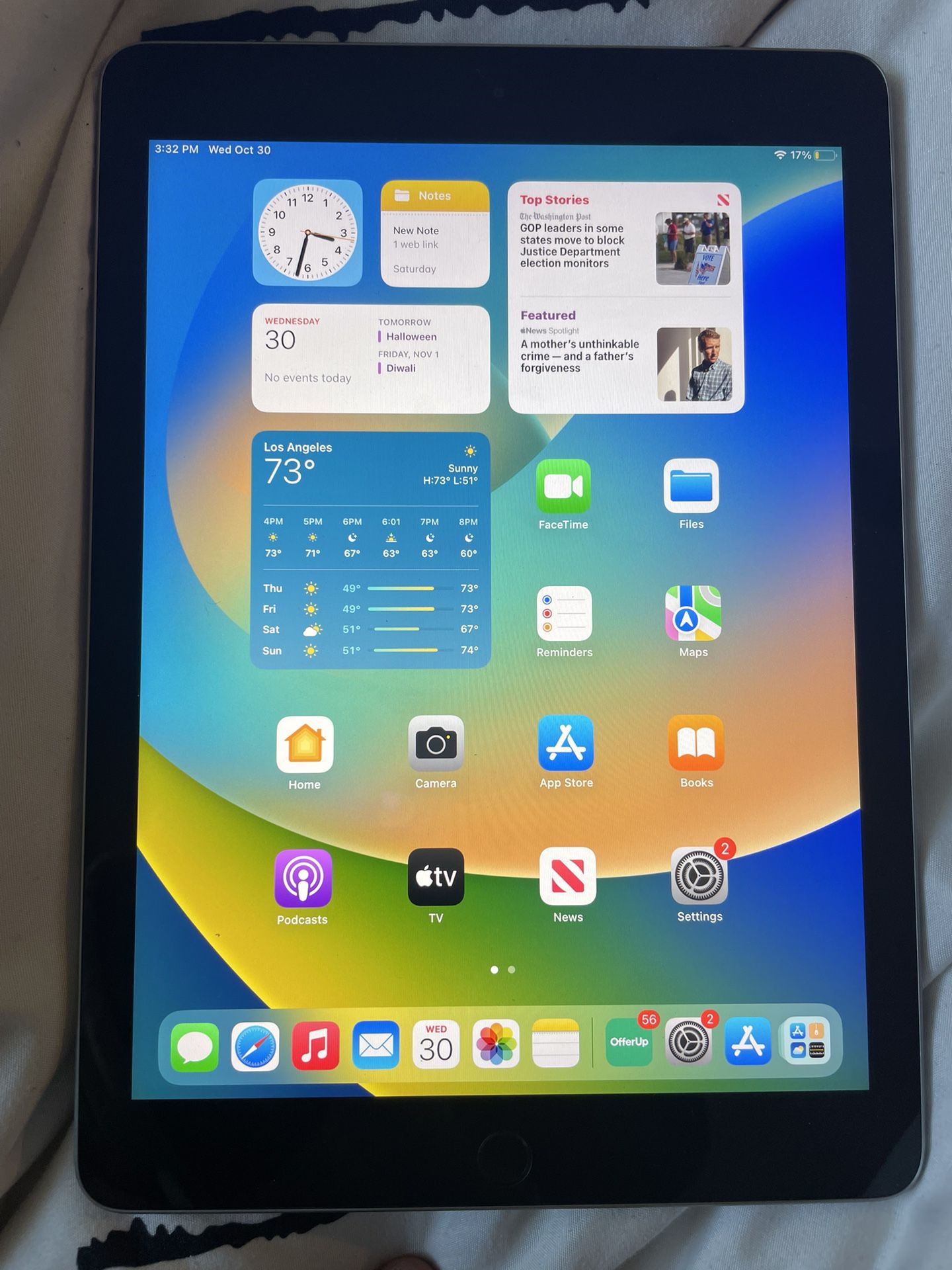 32GB iPad 10inch