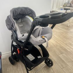 Graco Car Seat, Base & Stroller 
