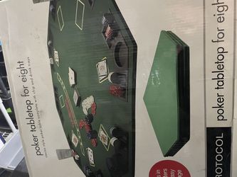 Poker Table For Eight Plus Chips