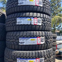 265/70/17 Falken Rubitrek 4 New Tires Installed And Balanced 