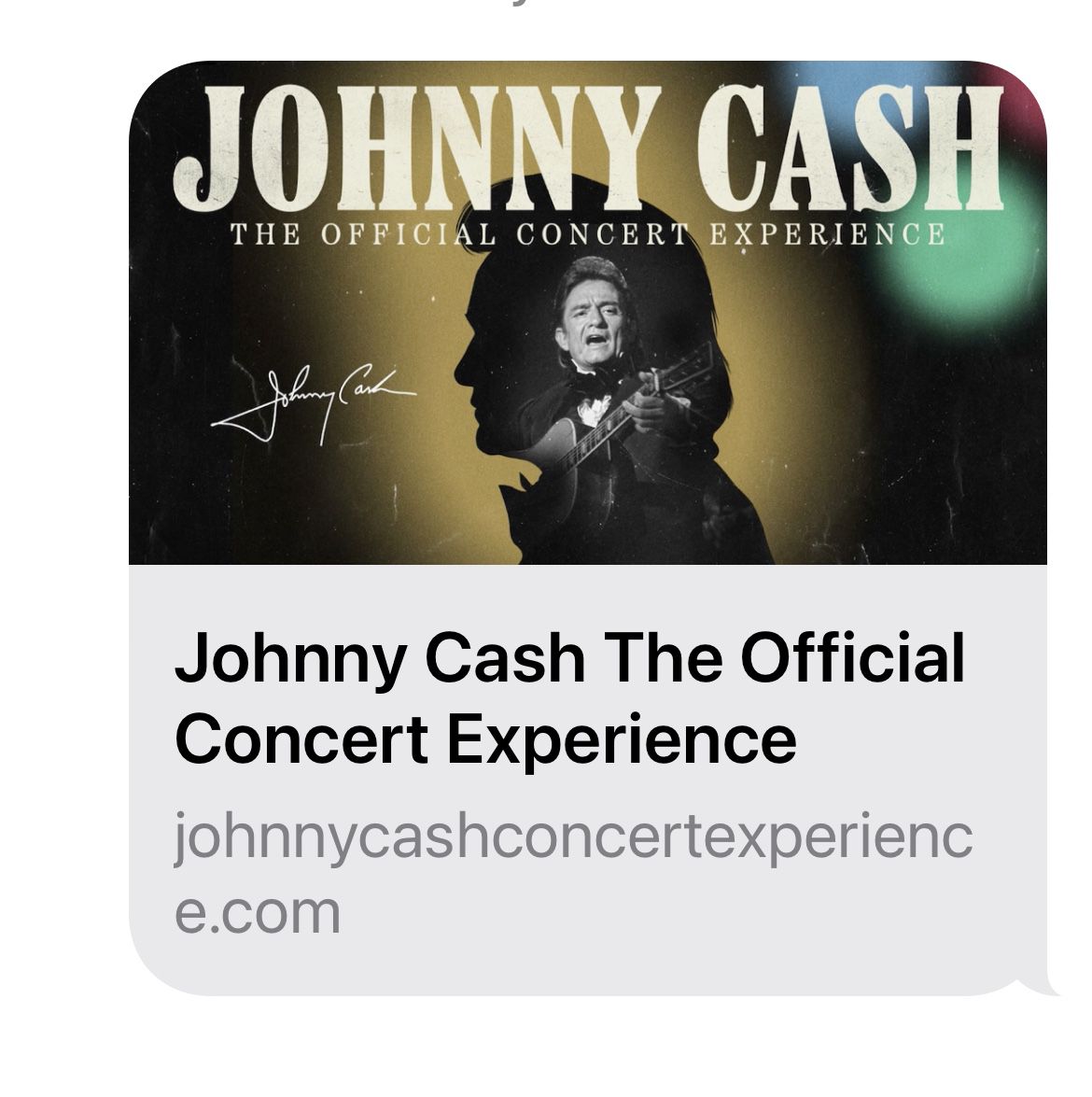 2 Genessee Theater JOHNNY CASH TICKETS