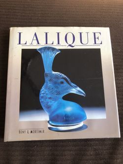 Rene Lalique Book With Dust Cover.