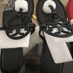 rhinestone tory burch 