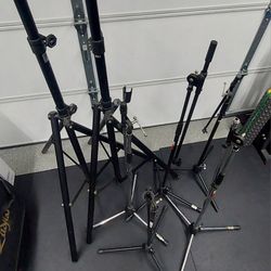 Monitor Speakers Tripod Stands & Microphone Stands **Located In Upland**