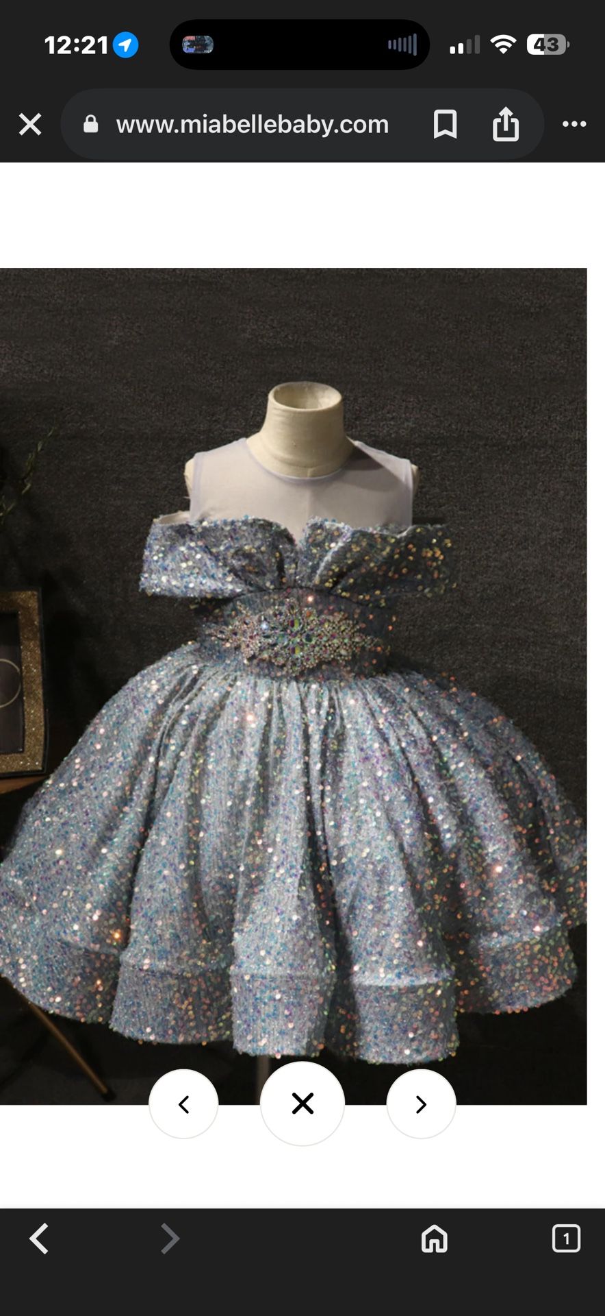 Girls Sparkling Dress 2t