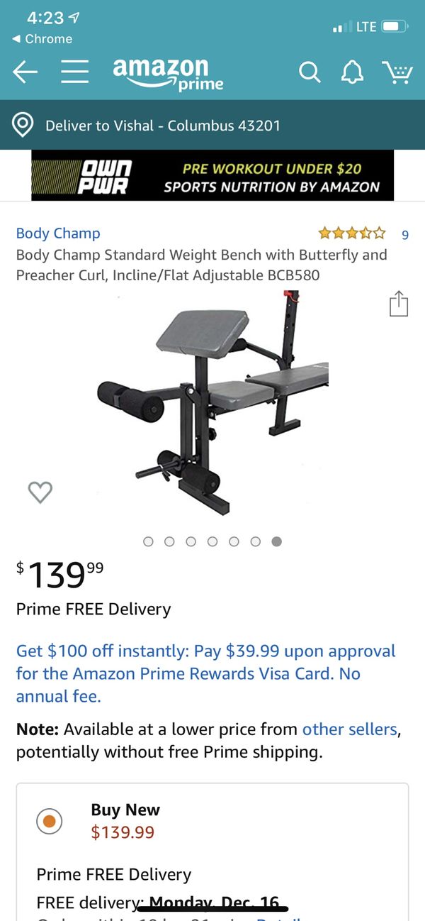 New And Used Weight Bench For Sale In Columbus Oh Offerup