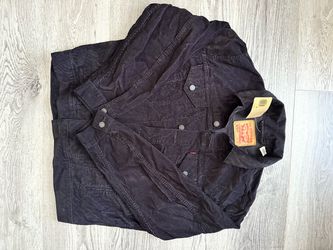 Levi's Black Corduroy Trucker Jacket size L