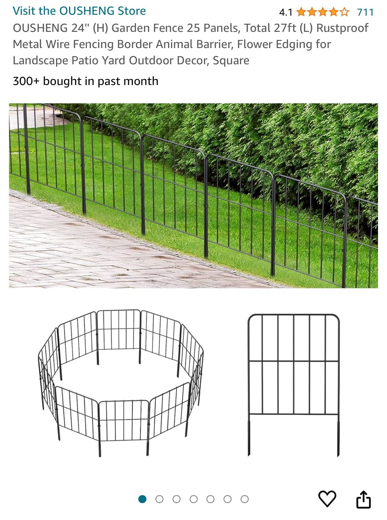 Garden Fence Like New!