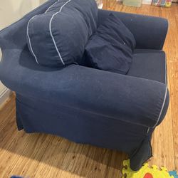 Free Blue Arm Chair