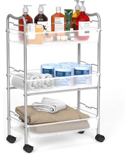 3 tier rolling utility cart