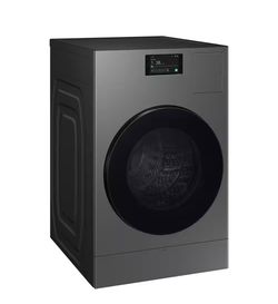 Bespoke 5.3 cu. ft. Ultra Capacity Ventless Heat Pump All-In-One Washer Dryer Combo with Super Speed in Dark Steel